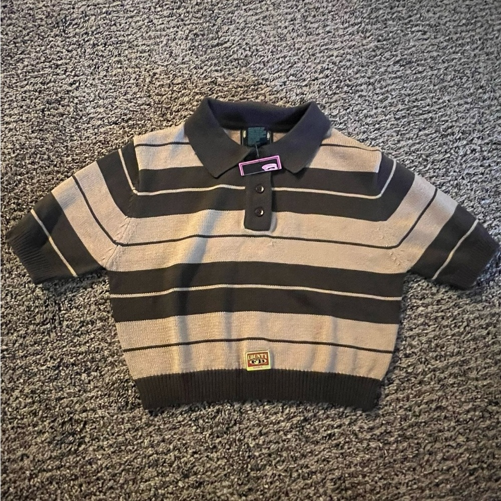 FB COUNTY woman Charlie Brown crop top